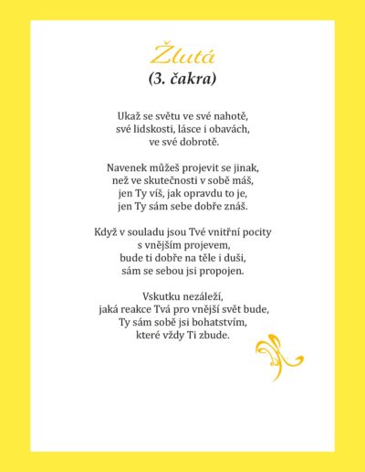 báseń k obrazu Žlutá