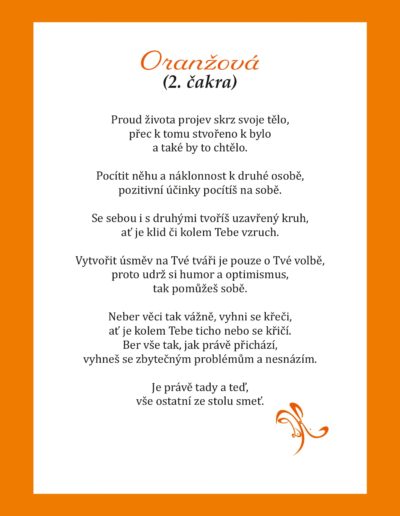 báseň Oranžová