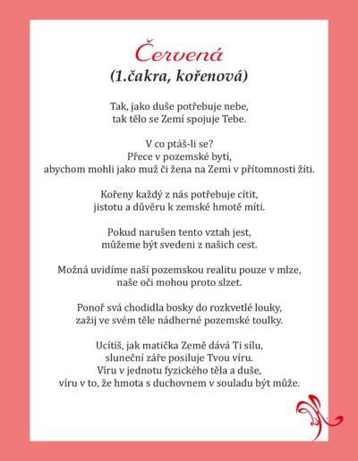 báseň Červená