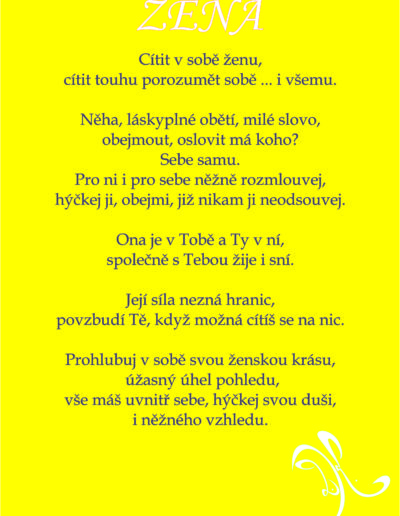 báseň Žena