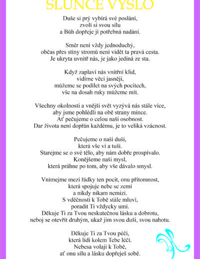 Slunce vyslo basen