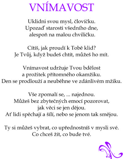 Vnimavost basen